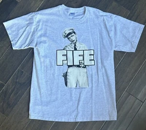 Vintage 90s 1995 Barney Fife Andy Griffith Show Don Knotts TV Promo T-shirt Sz L - Picture 1 of 8