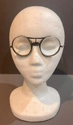 Raro Antiguo 1909 Saniglas Julius Kings Primeras Gafas de Seguridad/Gafas de Conducción Foto 1 de 4