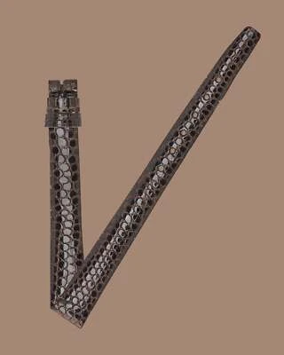 Pulseira Universal Geneve 10mm x 8mm Vintage Marrom Lagarto - Imagem 1 de 3