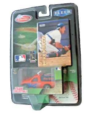 美国职棒大联盟纽约 METS Mike Piazza 1999 1: 64 Fleer/White Rose 阅读! — 第 1/4 张图片