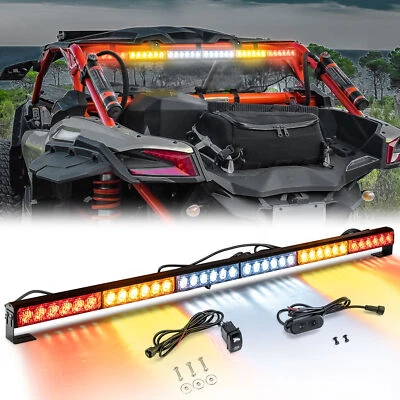 WSAYS 36" Rear Strobe LED Chase Light Bar For UTV ATV RZR Can-Am Maverick X3/R - Image 1 of 4