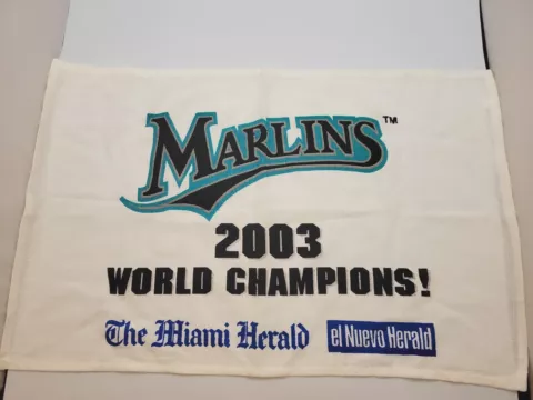 Bar Towel Florida Marlins 2003 World Champions 16x24 Cover