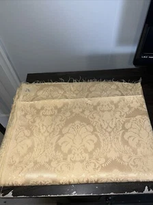 2 1/4 Yards Of Beautiful Golden Fabric Home Interior Projects Crafts - Picture 1 of 9