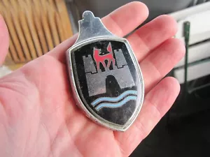 VINTAGE hood emblem hood crest vw bug beetle oval 1200 KÄFER COX DICKHOLMER BUG - Picture 1 of 11