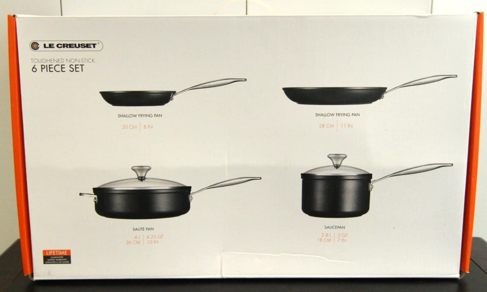 Juego de utensilios de cocina Le Creuset endurecidos antiadherentes de 6 piezas Foto 1 de 1