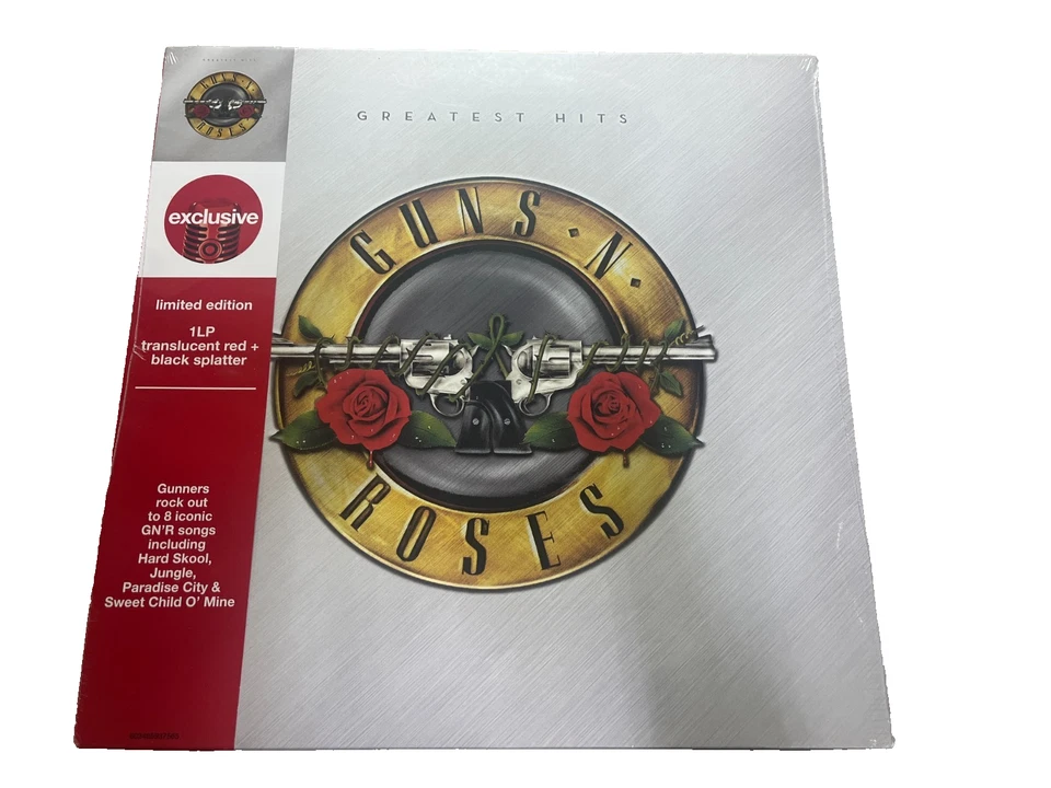 Guns N' Roses Greatest Hits Red & Black Splatter Color vinyl LP New Sealed