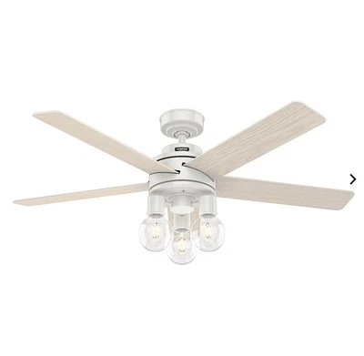 Hunter Fans 52 inch Hardwick with LED Light - Image 1 of 4