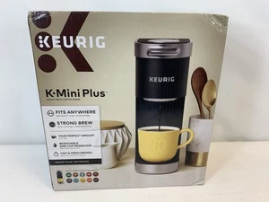 NUEVA cafetera Keurig K-Mini Plus de una sola porción K-Cup Pod, negra - Imagen 1 de 5