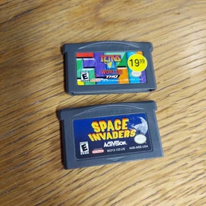 Space Invaders & Tetris Worlds (Nintendo Game Boy Advance) solo cartucho probado - Imagen 1 de 11