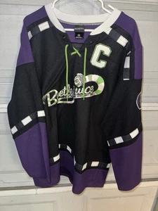Beetlejuice Snake Hockey Jersey Mens Large Movie Promo Sports BoxLunch Exclusive - Picture 1 of 5