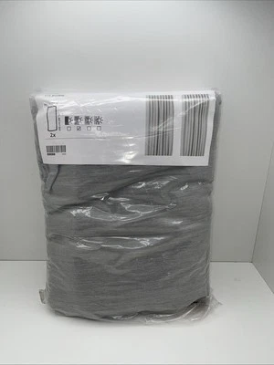 Ikea VILBORG Gray Curtains 57" x 98" Room Darkening 1 pair  NEW 404.234.13 - Image 1 of 4