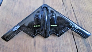 USAF Diecast Aircraft Black Plane B-2 Stealth Bomber A220 5" SPAND Figure Toy - Picture 1 of 5