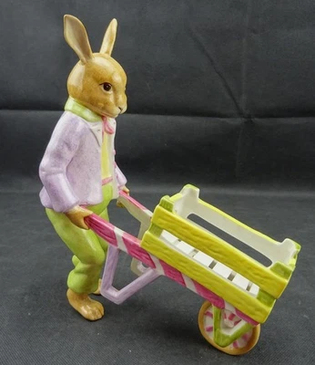 Villeroy & Boch Large Papa Bunny with Wheelbarrow 14-5424-5524 Original Box - Image 1 of 4