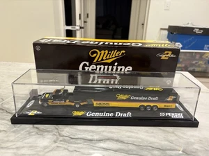 Rusty Wallace 1995 Miller Nascar 1/64 Diecast Dually Show Trailer Hauler Genuine - Picture 1 of 3