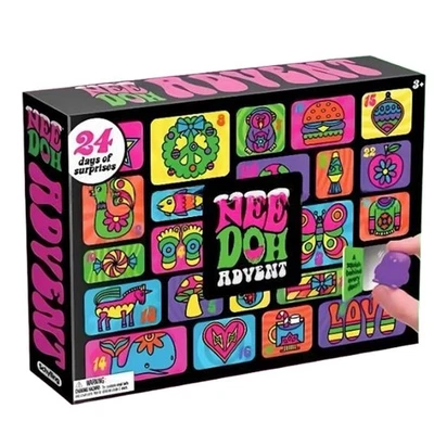 Подарочный набор NeeDoh Advent Calendar 2025 — игрушка-непоседа рождественский обратный отсчет - Изображение 1 из 4