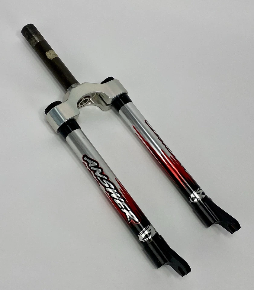 "Horquillas Answer Pro Alumilite de 20 pulgadas Old Mid School BMX Racing 1"" roscadas de colección" Foto 1 de 4