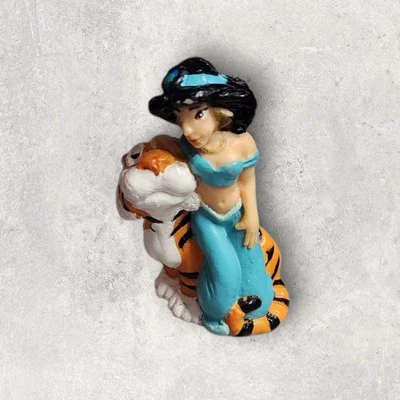 Figura de juguete de colección Disney Aladdin Princesa Jazmín en Rajá el Tigre ~Raro ~ Foto 1 de 4