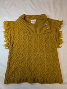 Little Lass Size 5Y Yellow/Gold Poncho - Picture 1 of 5