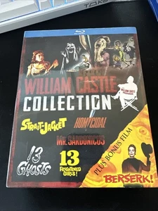 William Castle Collection (Blu-ray) Strait-Jacket/Homicidal/13 Ghosts Brand New - Picture 1 of 2