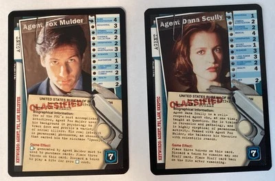 X-Files CCG The Truth Is Out There Agent Dana Scully, Agent Fox Mulder Fixed - Image 1 of 4