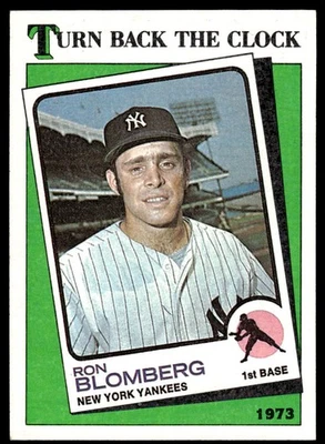 1988 Topps Ron Blomberg #663 New York Yankees - Image 1 of 2