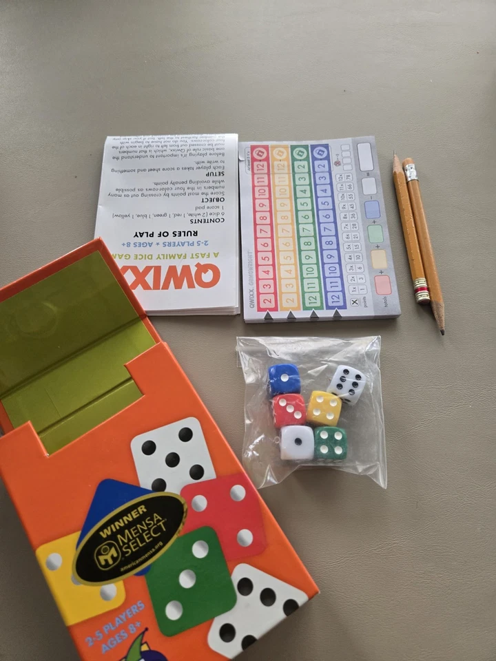 QWIXX Family Fun Dice Rolling Game By Gamewright  - Image 1 of 3