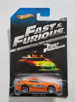 Hot Wheels Official Movie Merchandise Fast And Furious Toyota Orange Supra - Image 1 of 3