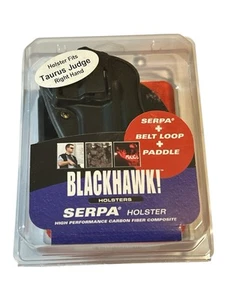 BLACKHAWK TAURUS JUDGE CQC SERPA Holster Right Hand 410540BK-R w/ Loop & Paddle - Picture 1 of 4