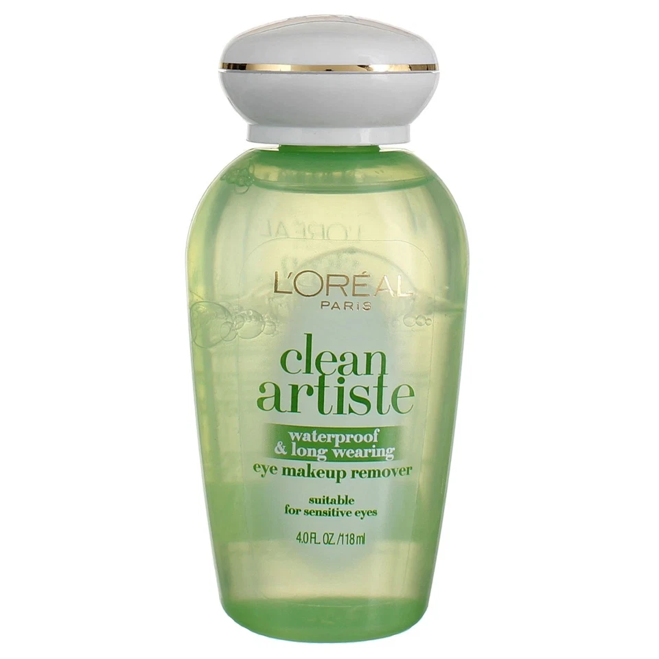 Desmaquillante de ojos impermeable L’Oreal Clean Artiste paquete único de 4 oz nuevo Foto 1 de 1