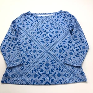 Vineyard Vines Small Sankaty Boat Neck Long Sleeve Pullover Top Blouse 2K001941 - Picture 1 of 9