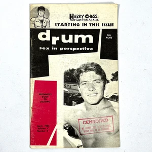 Drum: Sex in Perspective, CENSORED, Vol V, No 2, April 1965, VG, gay interest - Bild 1 von 6