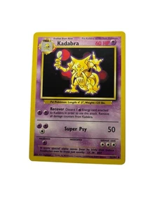 Pokémon TCG Kadabra 1999 Set Base 32/102 Regolare Senza Ombre Non Comune Nuovo - Foto 1 di 2
