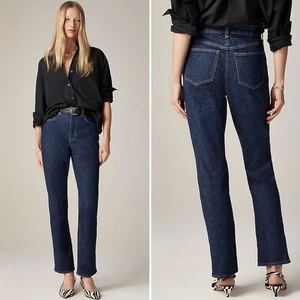 NEW J.Crew High Rise Slim Straight Jeans Size 31 Tall 1996 Gold Raw Rinse Wash - Bild 1 von 18