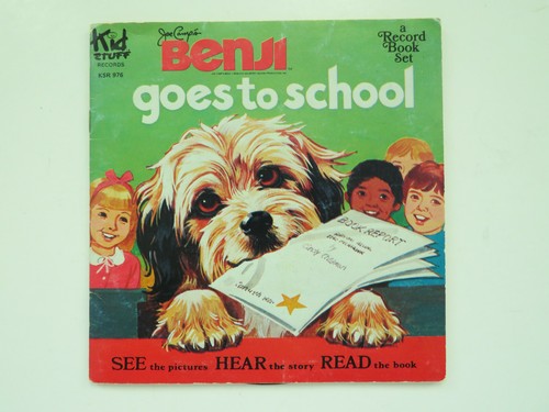 BENJI Goes to School RECORD and BOOK - Joe Camp's See Hear Read Vintage ...