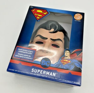 2022 Superman Ben Cooper 60er 70er Jahre Reproduktion Halloween Kostüm One Size - Bild 1 von 10