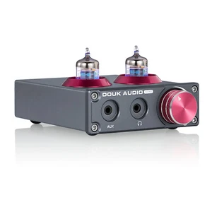 Douk Audio T4 Pro GE5654 Tube Stereo Preamp RIAA Phono Stage Headphone Amplifier - Picture 1 of 10