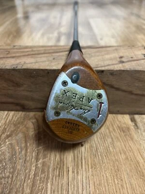 Ben Hogan Apex R33S40 Oil Hardened Persimmon 1 Wood Driver Stiff Graphite Shaft - Image 1 of 4