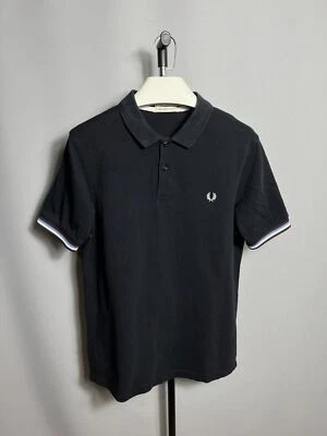 fred perry bradley wiggins polo azul marino talla L - Imagen 1 de 4