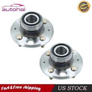 2 piezas cojinetes de cubo de rueda traseros para frenos de disco Acura Integra Honda Civic NO ABS - Imagen 1 de 11