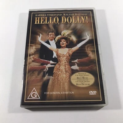 DVD Hello Dolly Región 4 PAL Walter Matthau Barbra Streisand Foto 1 de 4