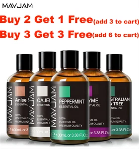 MAYJAM 100 mL Essential Oils 100% Pure & Natural Therapeutic Grade Aromatherapy