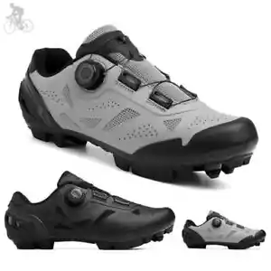 MTB Anti Slip Cycling Shoes Men's Bicycle Racing Speed Cleat Footwear - Picture 1 of 27