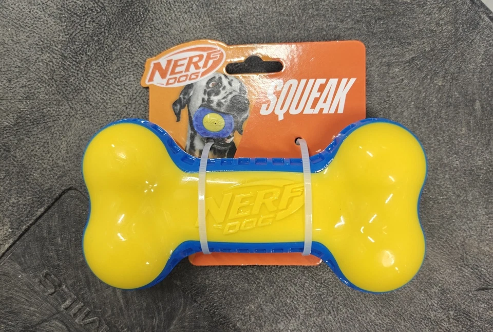 Nuevo Nerf Perro Rojo Goma Perro Duradero Juguete Interactivo para L+M Chirrido Foto 1 de 1