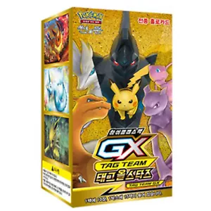 Gioco di carte Pokemon Sole e Luna Pacchetto Alta Classe GX Etichetta All Stars Booster Box coreano - Foto 1 di 1