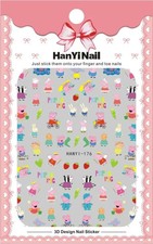 70 Pcs 2016 Newest Cartoon Kids Child Nail Art Stickers Free
