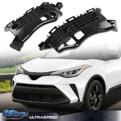 Fit For 2018-2022 Toyota C-HR Front Bumper Support Retainer Brackets Left Right - Image 1 of 4