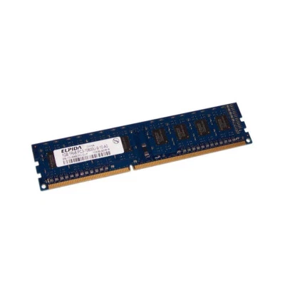 Elpida EBJ10UE8BDF0-DJ-F 1GB 1Rx8 PC3-10600U 1333MHZ PC Memory - Image 1 of 2