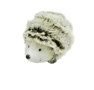 2 Stk Igel Weiss Kunstfell Waldtiere Tischdeko 15x10cm Deko Waldtier Herbstdeko - Bild 1 von 1