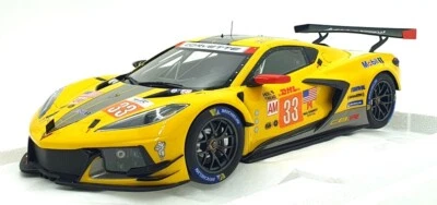 Top Speed 1/18 Scale TS0503 Chevrolet Corvette C8.R #33 1st WEC 1000 Sebring '23 - Image 1 of 4