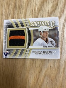 2012 In The Game Chris Pronger Game Used Patch Card #’d 1 Of 1